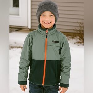 Columbia Steens Mt Overlay Boy's Fleece Jacket NWT Size Medium
